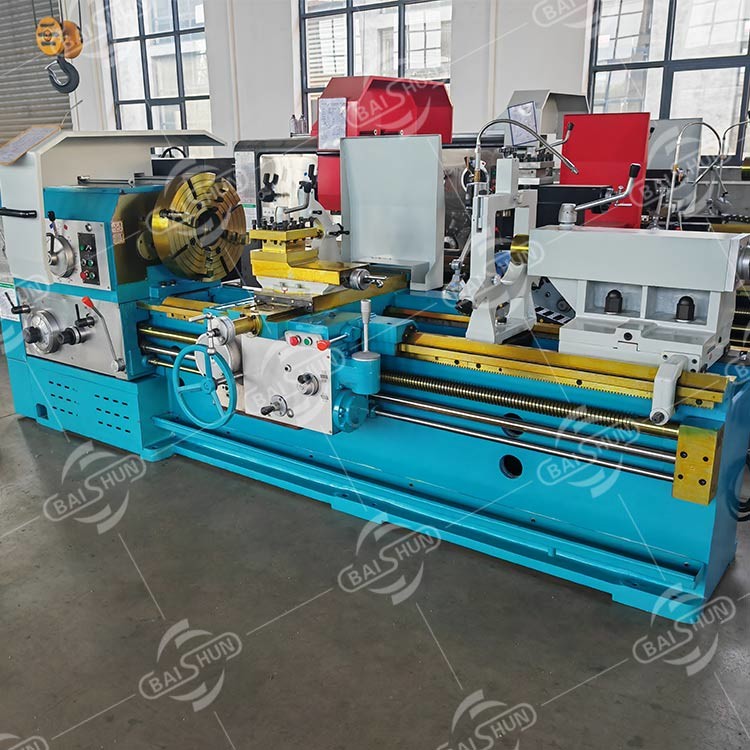 Heavy Duty 105mm Spindle Bor Metal Lathe New Horizontal Lathe Machine