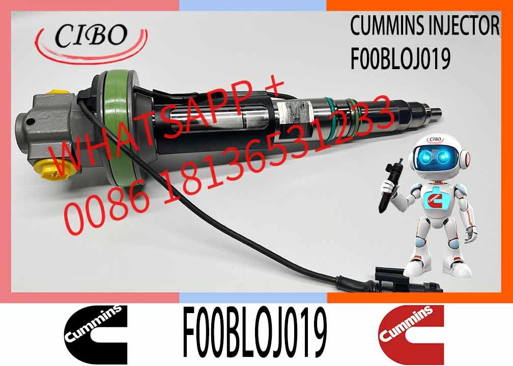 4955524 F00BL0J019 Common Rail Fuel Injector For QSK19 QSK60 Engine