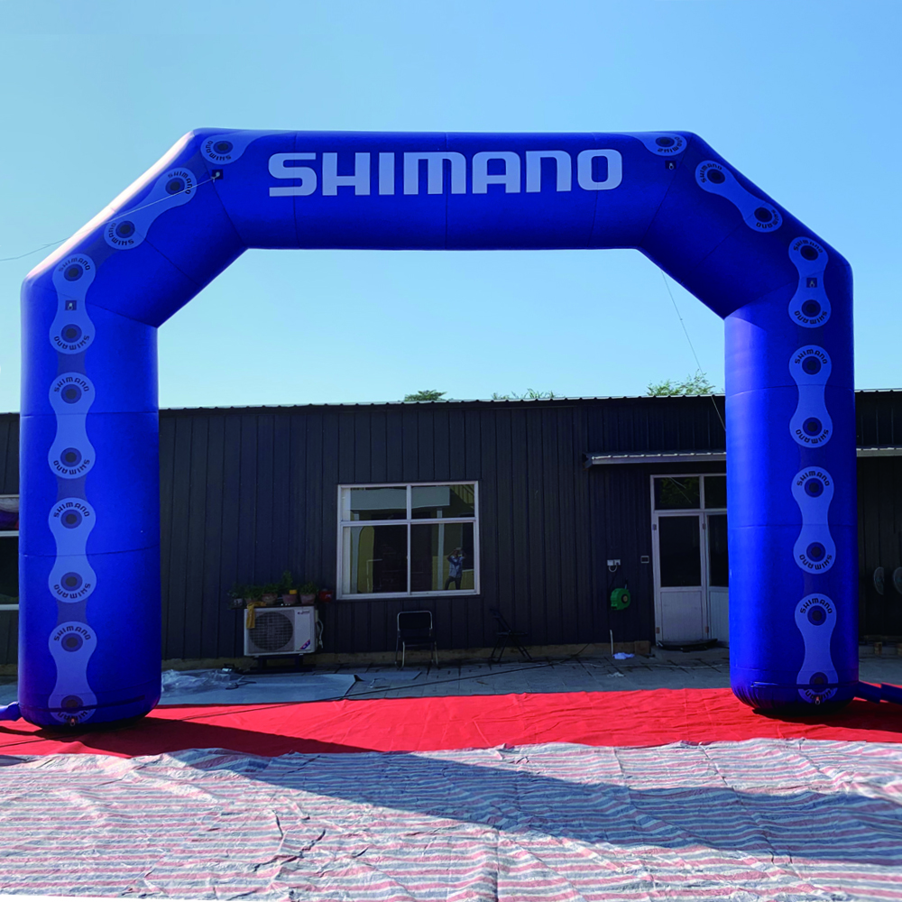 Sports Inflatable Finish Arch Outdoor Advertising Inflatable Door Arch