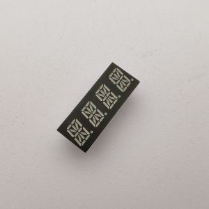 4 Digit 16 Segment Yellow Alphanumeric LED Display for Instrument Panel