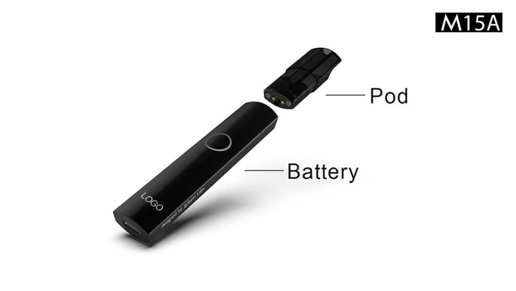 Wholesale M15A rechargeable open pod refillable vape device for USA market