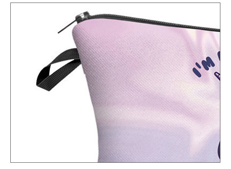 Custom Travel Essential Unicorn Print Waterproof Toiletry Wash Bags
