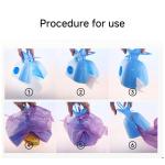 Blue Portable Pet Poop Picker Toilet Bowl Poo Picker For Dogs
