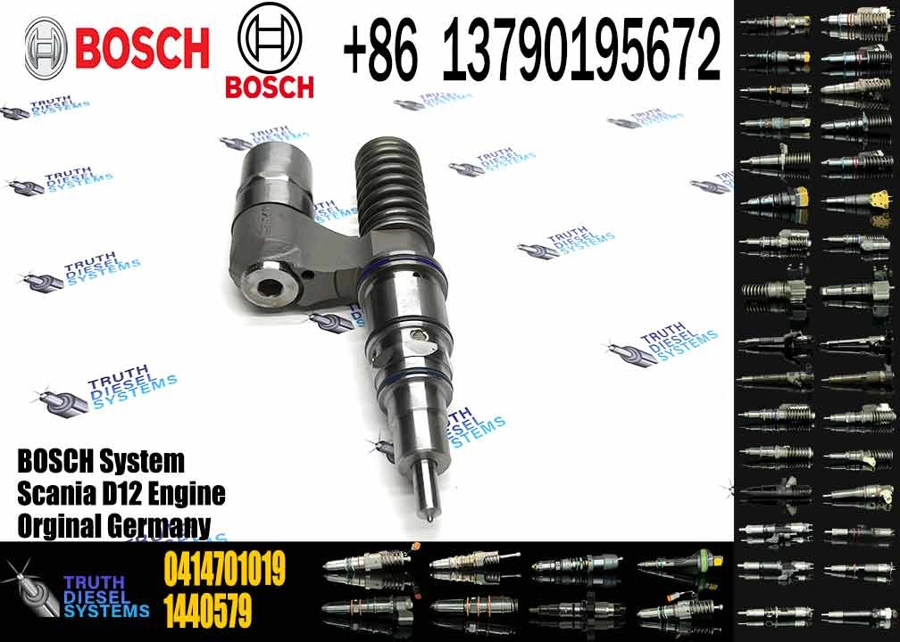 Genuine Unit Fuel Injector 0414701082 0414701019 0414701027 1440579 For Scania P340 10.6 D