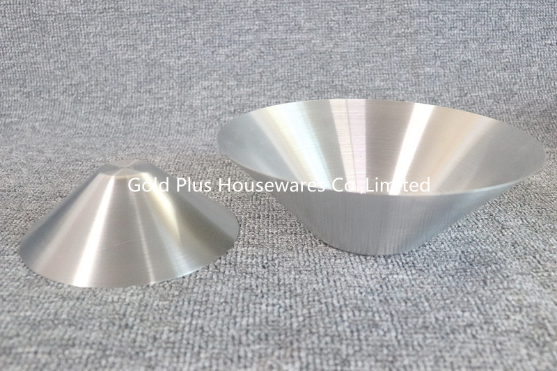 New Design large size plated fruit platter with high quality 28cm round salad bowl for fruit and vegetables