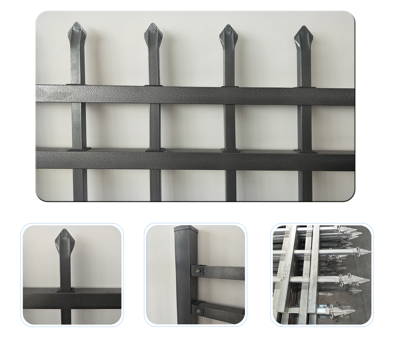 High security fence/steel hercules fence panel/garrison fence panel