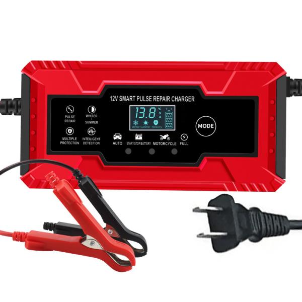 Fast Charging SK100 12V 8A Intelligent Lead-Acid Car Battery Charger for OEM/ODM