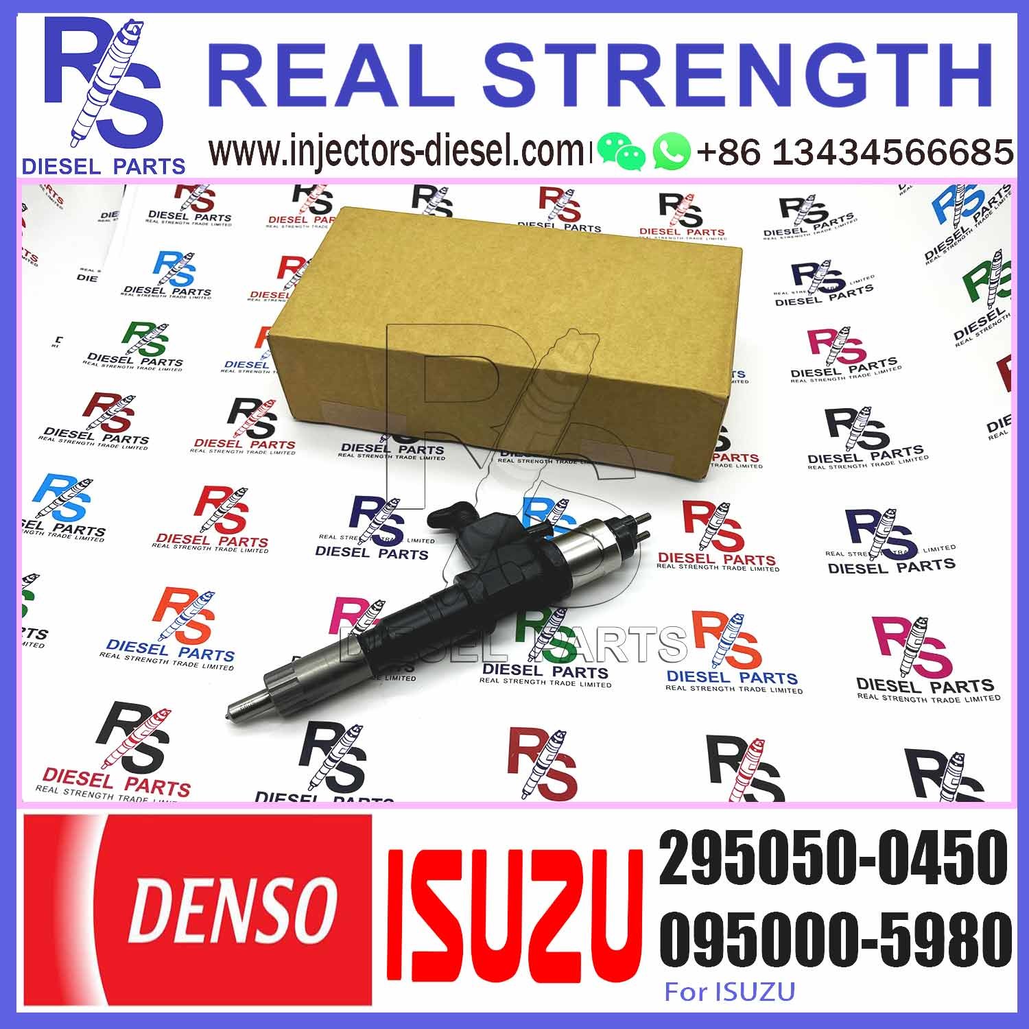 High Quality Common Rail Fuel Injector 8-97622035-1 8976220351 295050-0450 for 6WG1 Engine Parts