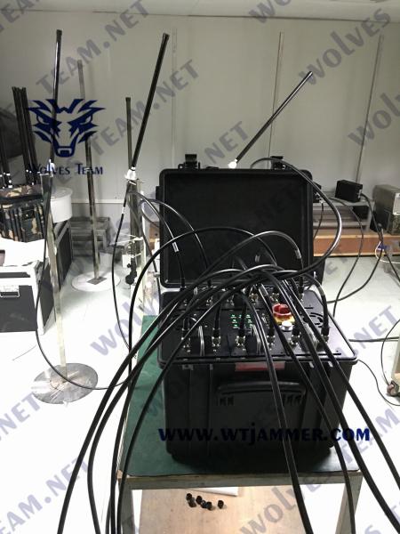 Explosion-proof IED Bomb Jammer 20-1000MHz GSM 3G 4G 5G WiFi5.8g UHF VHF GPS