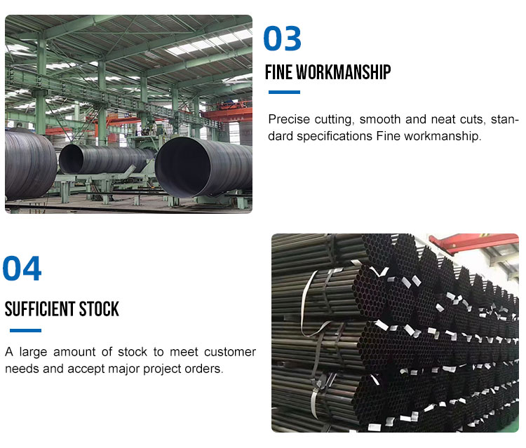 Bending Support Small Diameter Steel Pipe ASTM Steel Tube A53 A333 A106/ A335 A106 St45