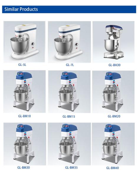 Efficiency Cake Mixer Electric Hotel Equipment Stable National Standard Copper