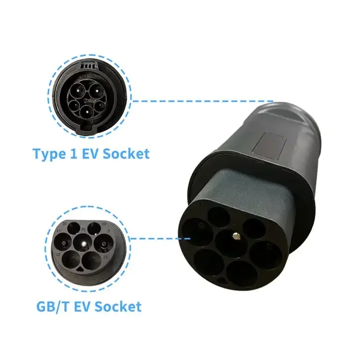 Type1 To GBT Electric Vehicle Charger Adapter 220V 32A EV Charging Converter