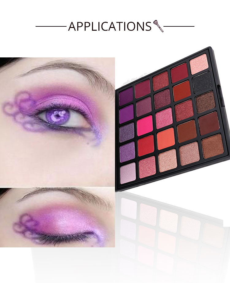 16.5*16.5cm Eye Makeup Palette Highly Pigmented Eyeshadow For Dark Skin