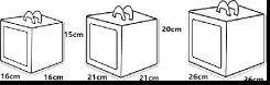 Factory price cake packaging bulk wholesale cake box with window custom logo print birthday wedding cake boxes