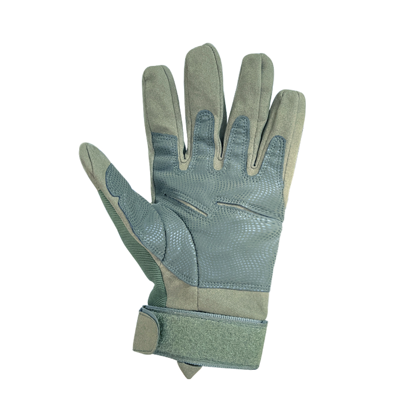 Puncture Resistant Full Finger Glove for Outdoor Climbing Adjustable Wrist Strap M-XL