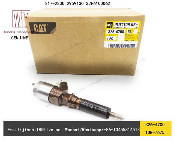 CATERPILLAR GENUINE AND NEW DIESEL C6 C6.4 FUEL INJECTOR 326-4700, 317-2300,