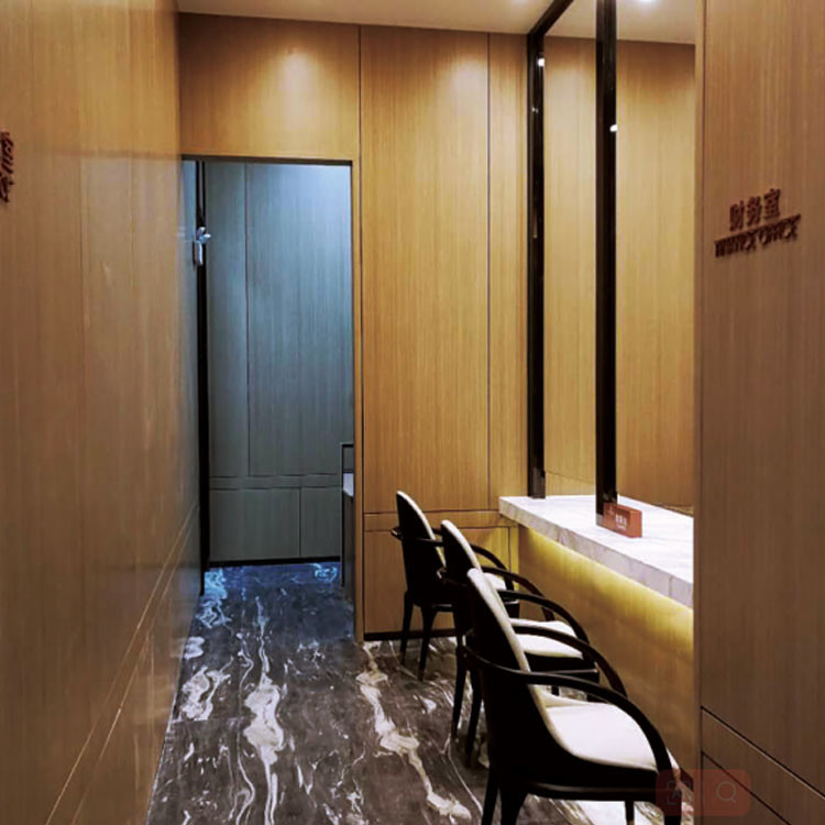 White Wooden Office Wall Dividers Sound Proof Partition Walls