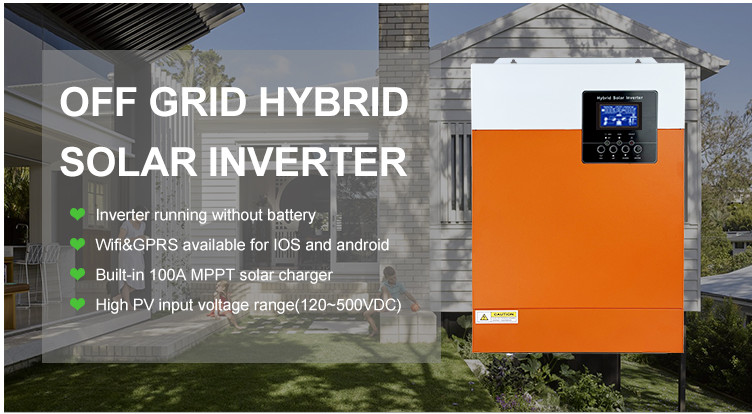 MPPT Solar Controller 3.5 KW Off Grid Solar System 24V 100A Solar Inverter With Charger