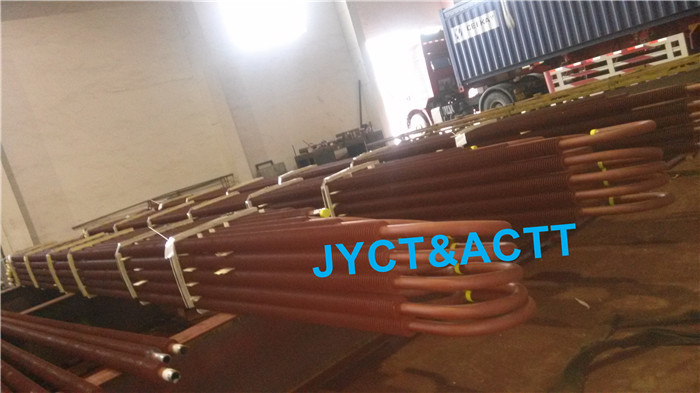 Welded U Bend Spiral Finned Tubes For Boilers / Economizers SA210 Anti Corrosion