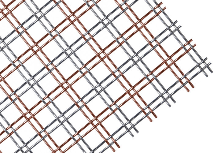Architectural Decorative Woven Mesh For Security Screen And Partition