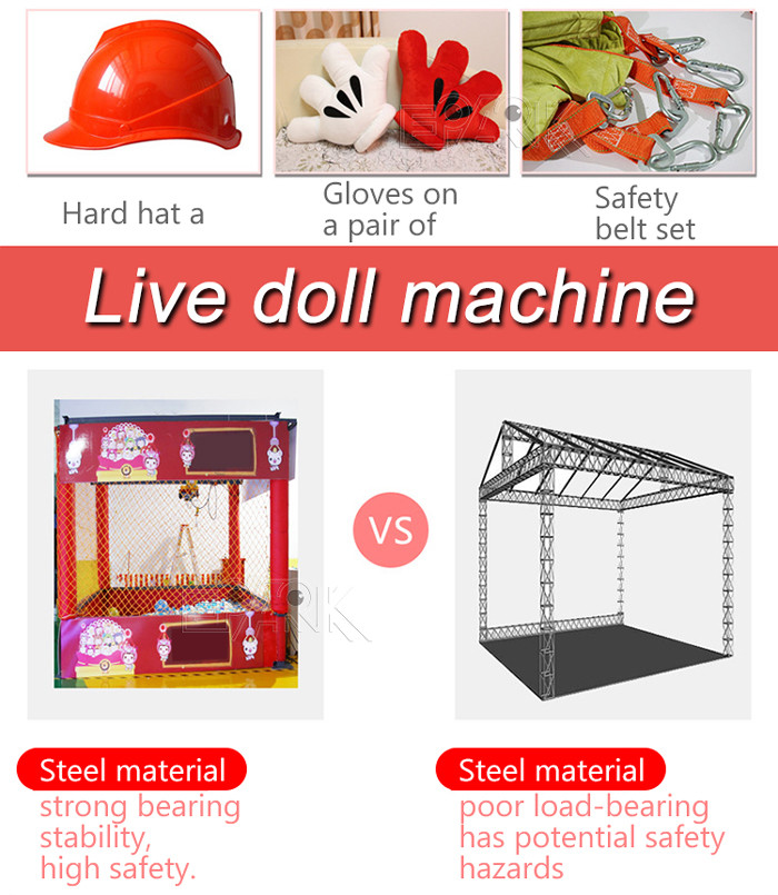 Indoor Big Shopping center Real human claw machine super large crane doll/gift machine