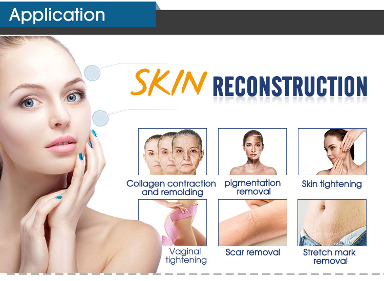 Salon Fractional CO2 Laser Machine Air Cooling For Acne Removal