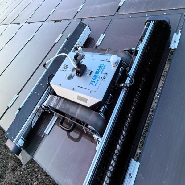 Speed Solar Panel Washing Robot for Photovoltaic Station Maintenance or Pool