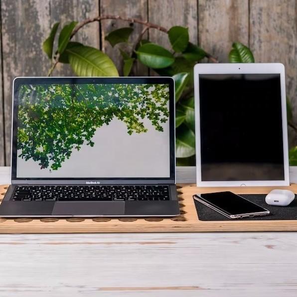 Wood Laptop Stand Wooden Lap Desk Portable Lap Desk Portable Desk Laptop Tray
