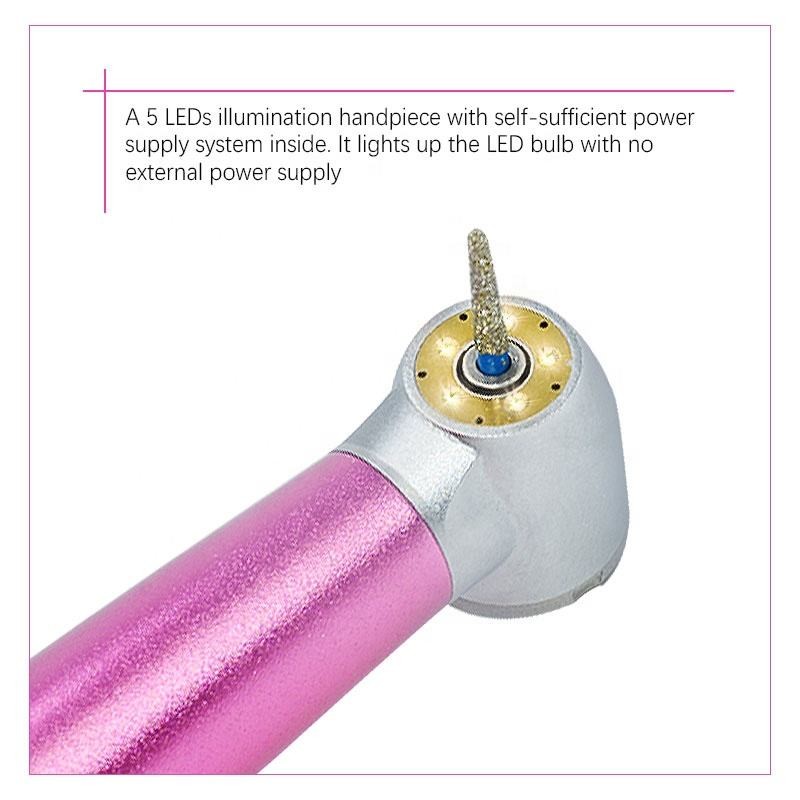 40000rpm Portable Electric Dental Handpiece , Multifunctional Air Motor Handpiece