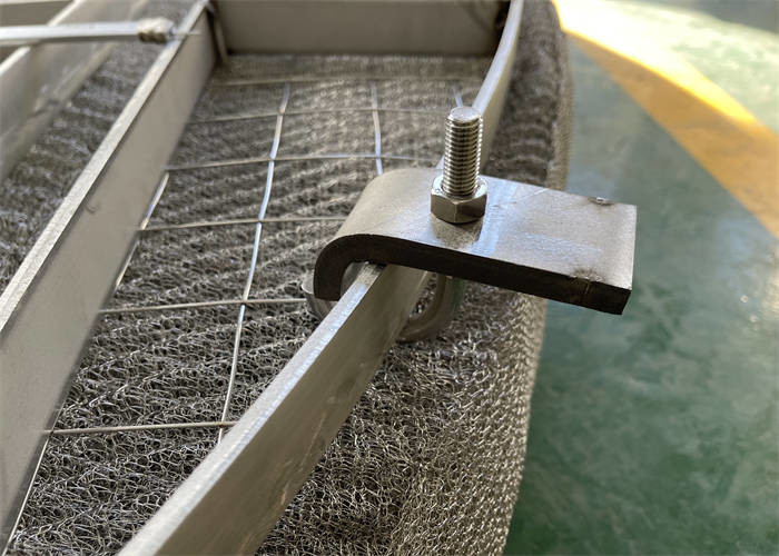 Segmented Corrosion Resistant Mesh Pad Demister For Absorption Tower