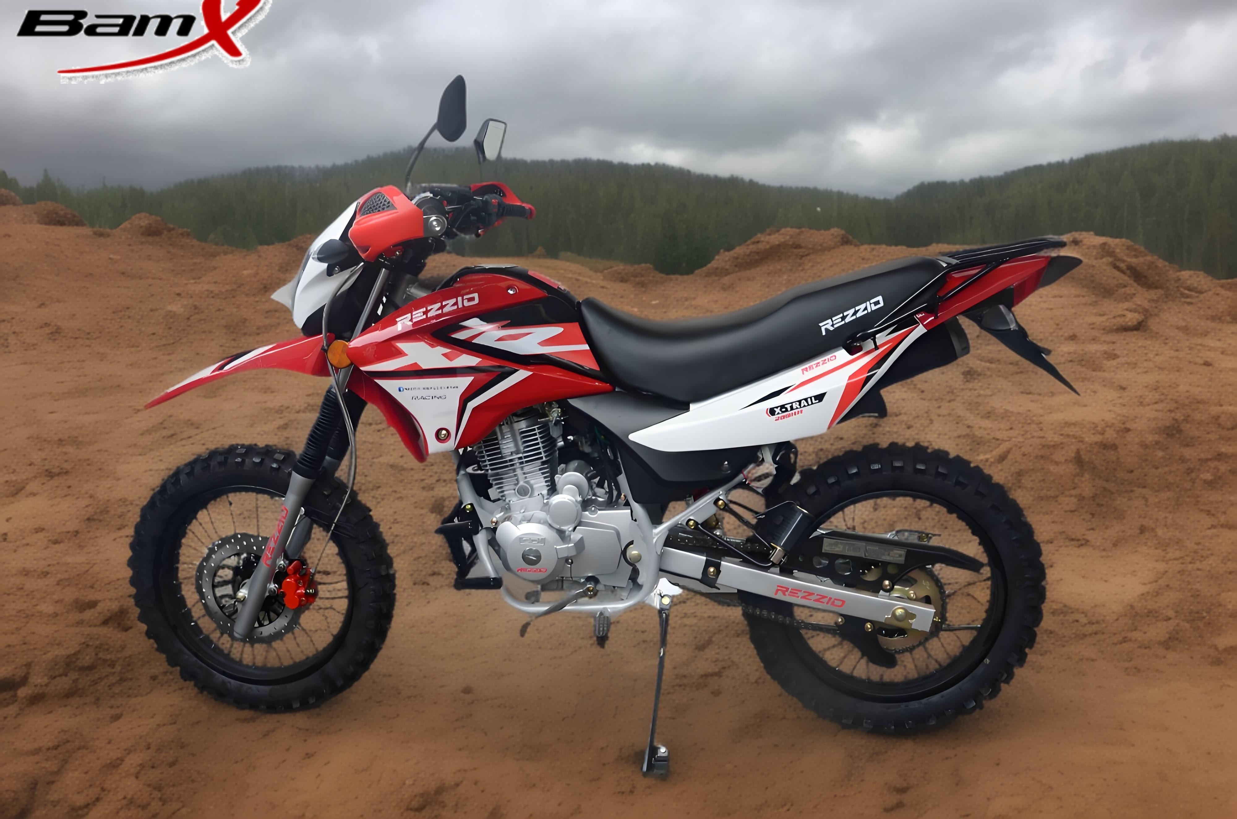 200cc 2.5l Electric Dual Sport Bike Shock Absorber , Deep Teeth Motor Dual Sport