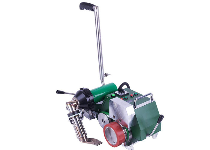 Plastic Hot Melt Ldpe Tarpaulin Welding Machine For High Temperature Lamp Cloth