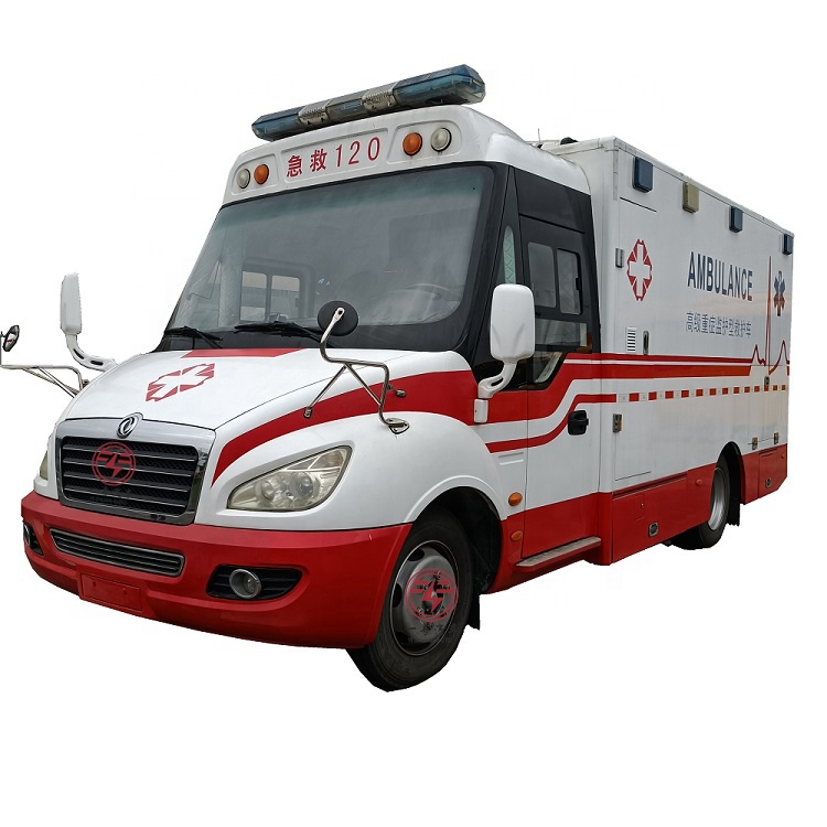 Diesel 4x2 Ambulance ICU Emergency Car Rehabilitation Vehicle with Medical Equipment