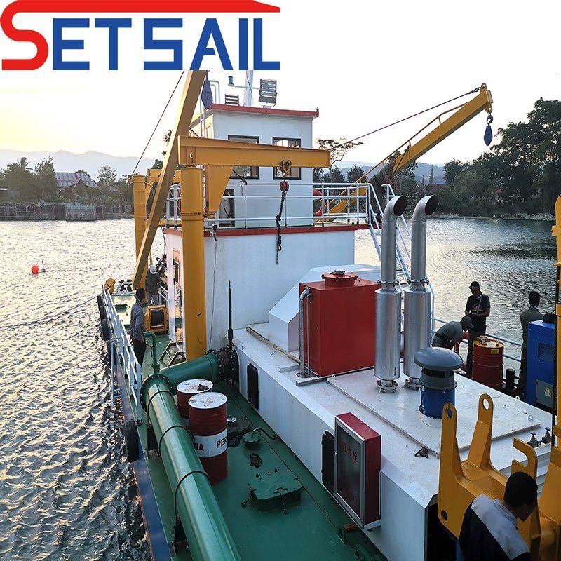 Diesel Engine River Mud Cutter Suction Dredging Equipment