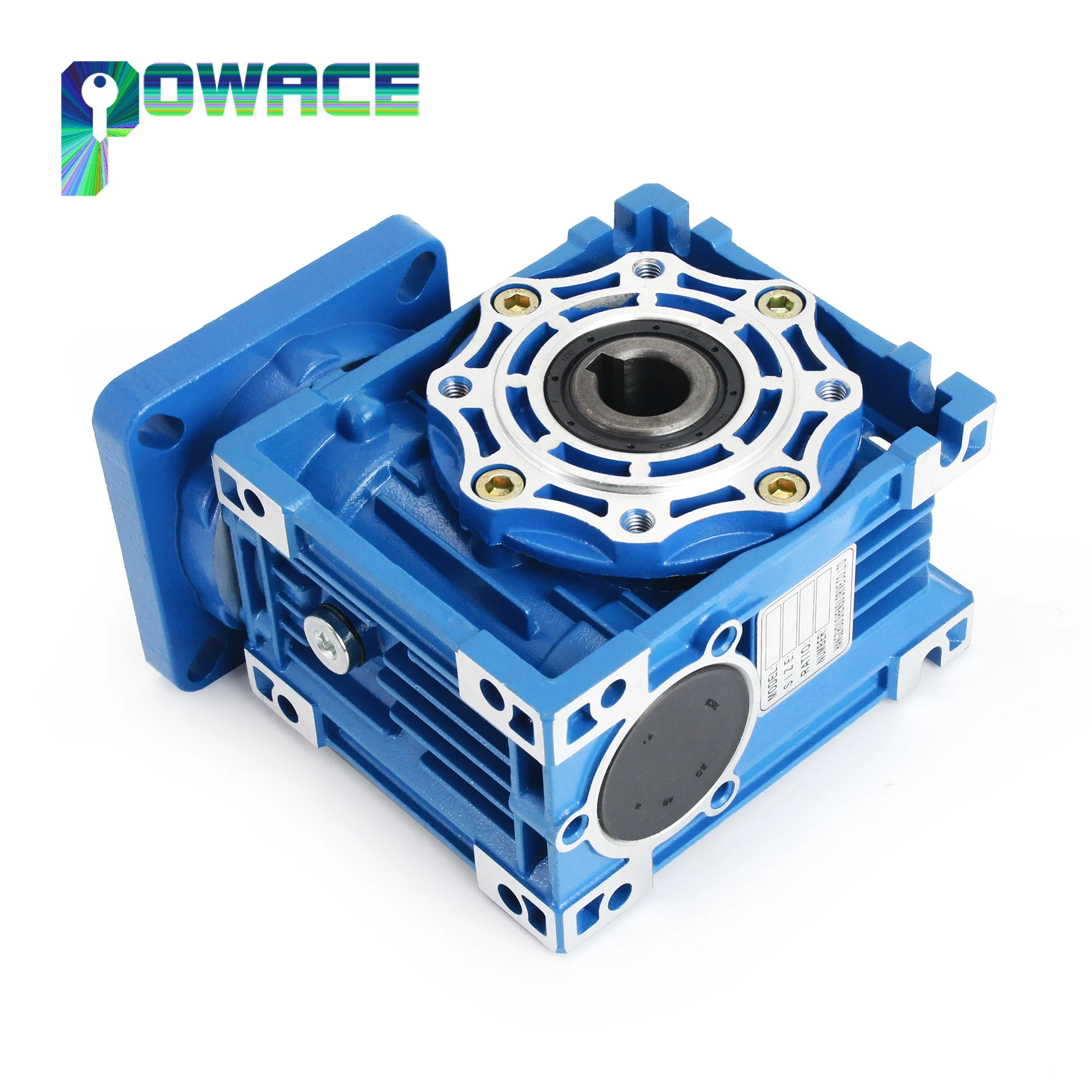 NMRV040 Square Flange Gear Worm Reducer 86x86 For Nema34 Stepper Motor