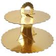 Quality DIY Foldable Three Layer Paper Cardboard Cake Stand for sale