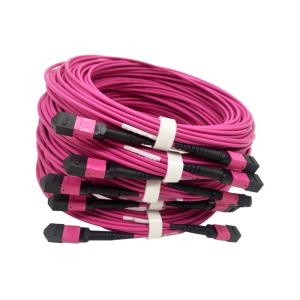 FTTH Datacenter 12F Multimode SM Type B OM4 Fiber Optic Cable UPC LSZH MPO 15M