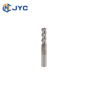 China 4 Flutes Roughing End Mill Carbide Precision Tools 60 HRC on sale