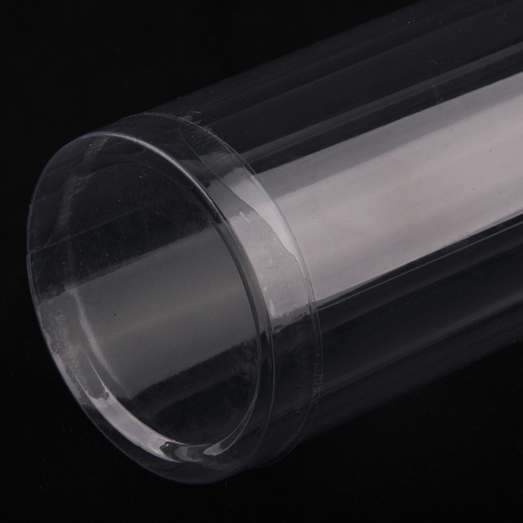 flower & money large box packaging round cylinder gift box small cylinder clear threaded plastic tube container with lid