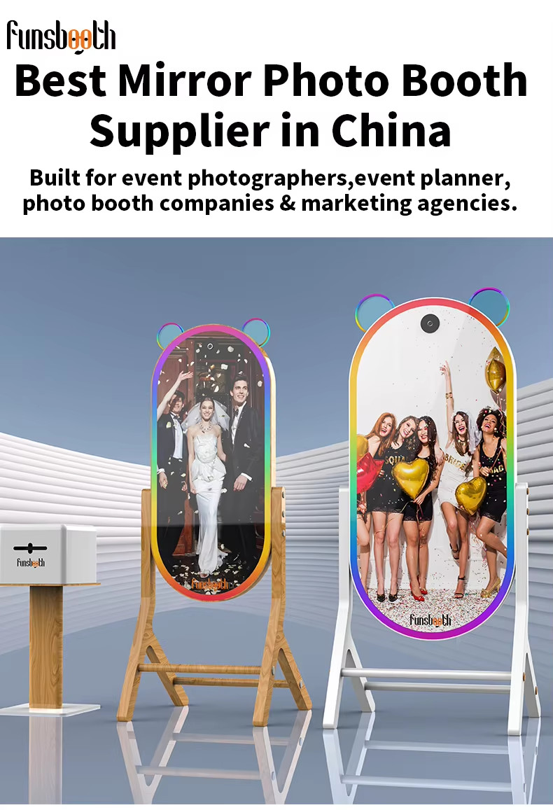 Mirror Touch Screen Photo Booth Camera And Printer Wedding Party Exhibition Supplies