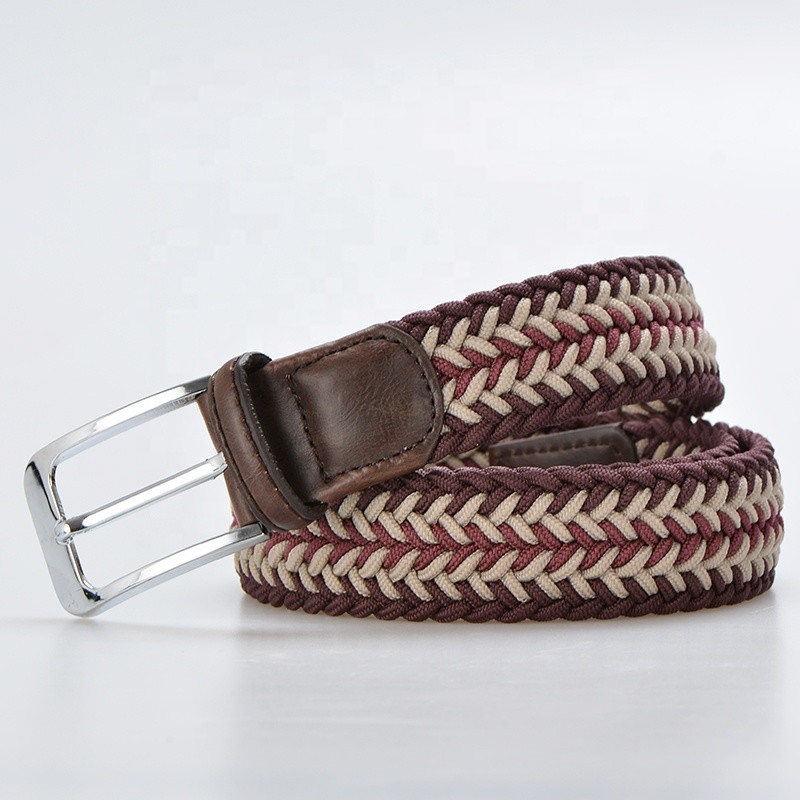 Spandex Alloy Casual Jean Belt 120cm Woven Elastic Stretch Belts