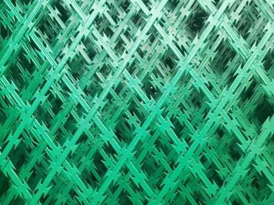 BTO-18 High Carbon Steel Anti Theft razor Barbed Wire Fence For Protection