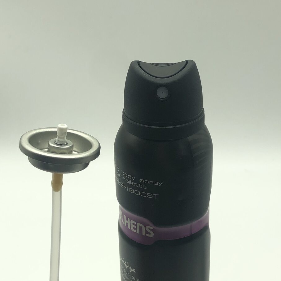 Continuous Spray Type Deodorant Body Spray Valve 53mm Design