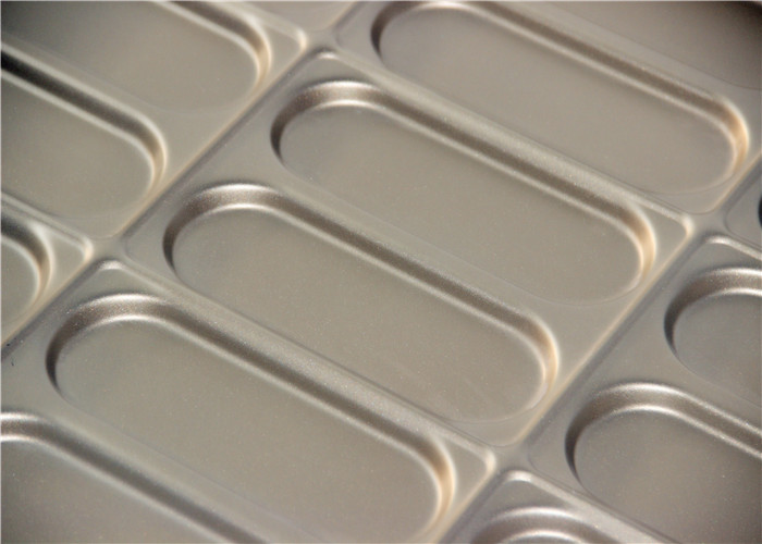 PTFE Non Stick 670x511x40mm Hot Dog Bun Baking Pan