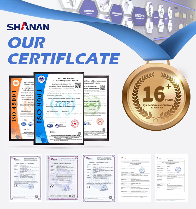Factory Seal High Sensitivity Conveyor Belt Metal Detector For Food Customizable Oem