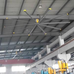 KCoolVent HVLS Industrial big ceiling fan for large space, 1.5kW Gearbox Motor,