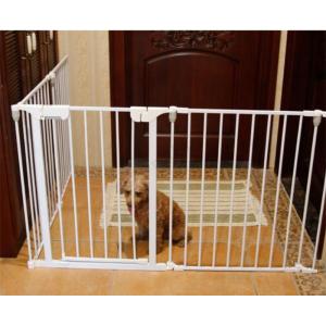 Multiscene White Foldable Baby Playpen Extendable With Automatic Lock