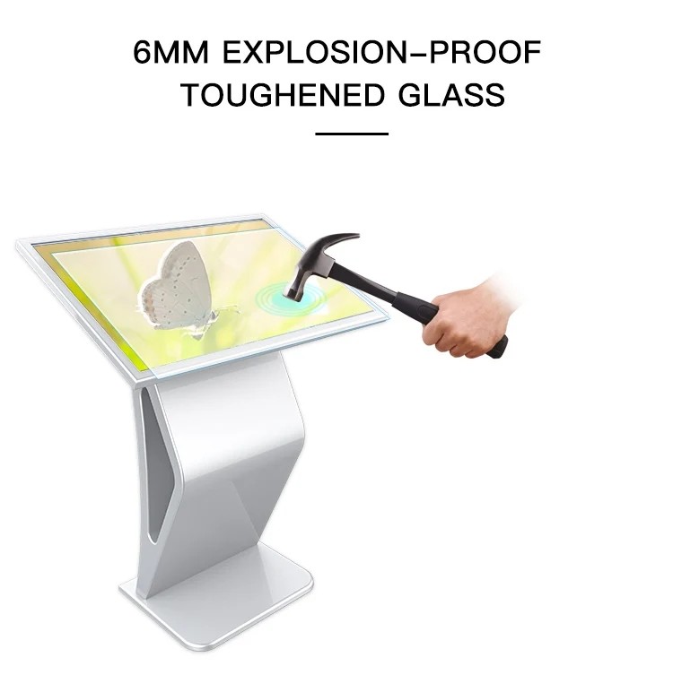 Exhibition Hall Interactive Self Service Kiosk 21.5 32 43 55'' Android Windows