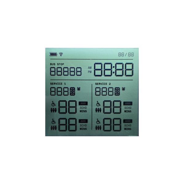 Quality Custom Segment LCD for Vehicle Display RoHS Compliant TN STN FSTN VA Segment LCD Display for sale