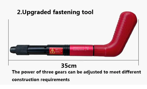 1.2kg Mini Ceiling Tools Shooting Nail Gun with Customized ODM Functionality